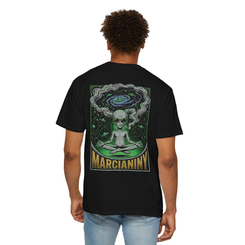 MARCIANINY "Cosmic Zen" Meditating Alien Graphic Tee