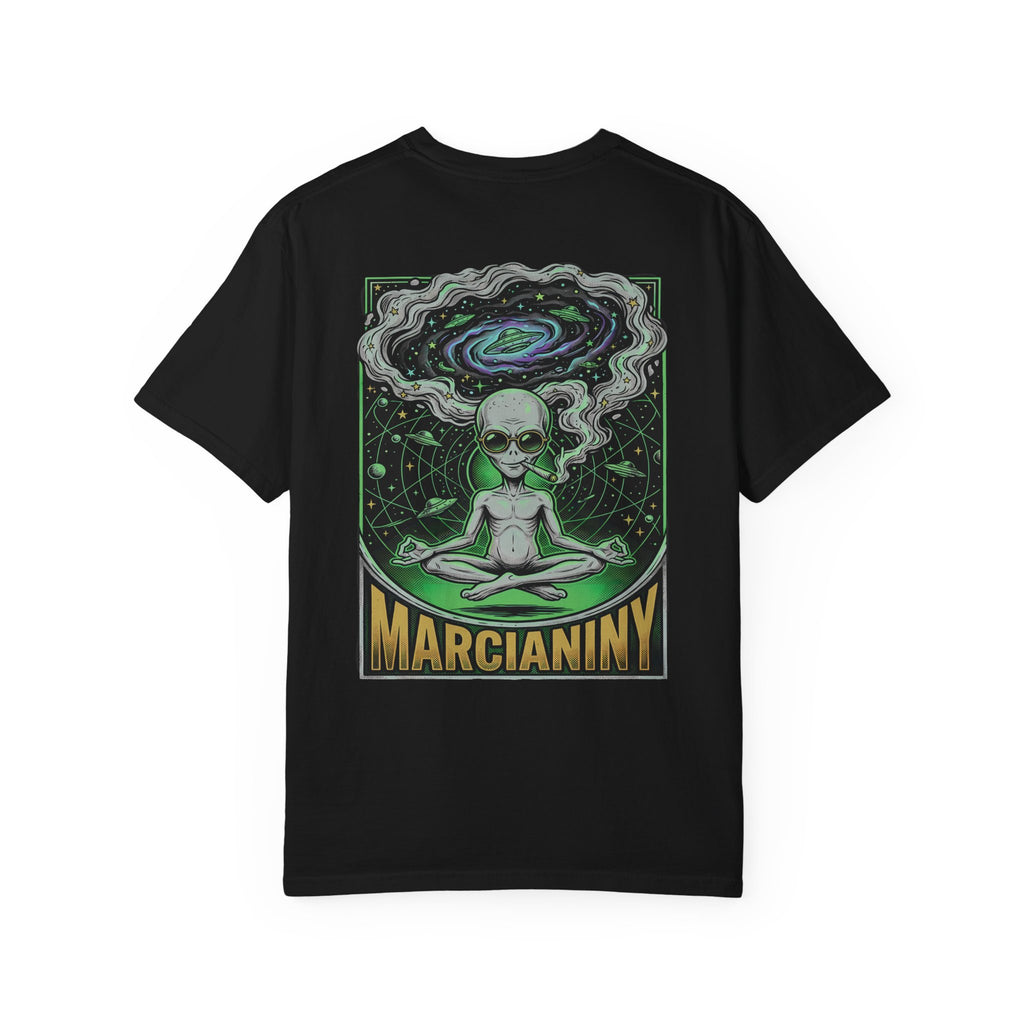MARCIANINY "Cosmic Zen" Meditating Alien Graphic Tee